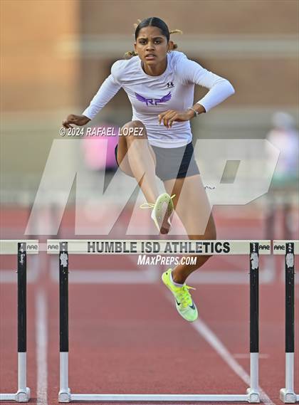 Thumbnail 3 in UIL Track & Field 6A Region 3 Regional Final Preliminaries (300 Meter Hurdles) photogallery.