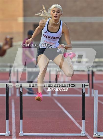 Thumbnail 2 in UIL Track & Field 6A Region 3 Regional Final Preliminaries (300 Meter Hurdles) photogallery.
