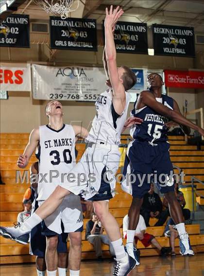 Thumbnail 3 in Westchester Country Day vs St. Marks (City of Palms Classic) photogallery.