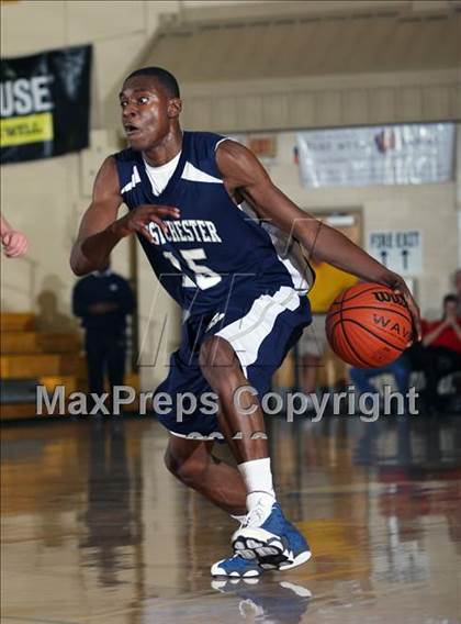 Thumbnail 2 in Westchester Country Day vs St. Marks (City of Palms Classic) photogallery.