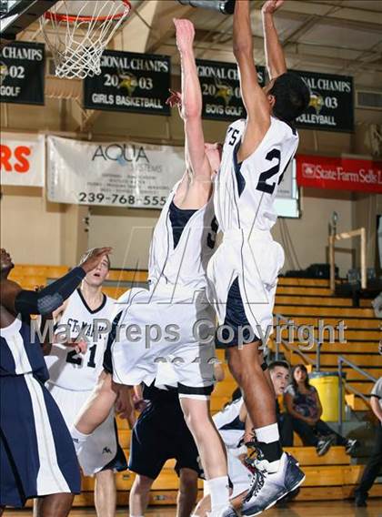Thumbnail 3 in Westchester Country Day vs St. Marks (City of Palms Classic) photogallery.