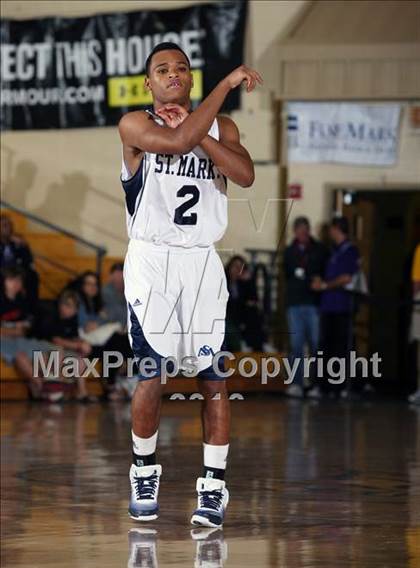 Thumbnail 3 in Westchester Country Day vs St. Marks (City of Palms Classic) photogallery.