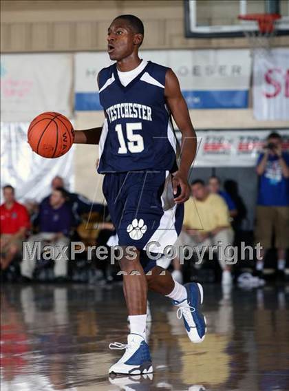 Thumbnail 1 in Westchester Country Day vs St. Marks (City of Palms Classic) photogallery.