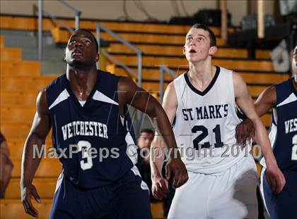 Thumbnail 2 in Westchester Country Day vs St. Marks (City of Palms Classic) photogallery.