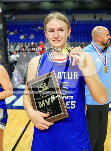 La Vega vs. Decatur (UIL 4A D1 Girls Basketball Final Medal Ceremony)