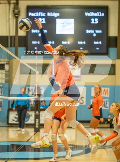 Thumbnail 2 in Valhalla @ Pacific Ridge (CIF SDS Playoffs First Round) photogallery.