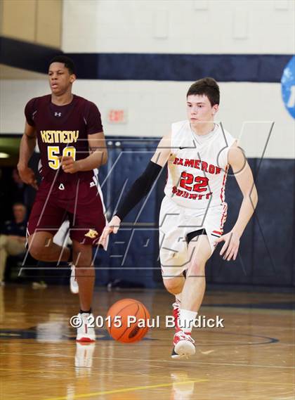 Thumbnail 3 in Cameron County vs. Kennedy Catholic (PIAA Class A Second Round) photogallery.
