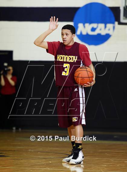 Thumbnail 3 in Cameron County vs. Kennedy Catholic (PIAA Class A Second Round) photogallery.