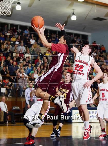 Thumbnail 1 in Cameron County vs. Kennedy Catholic (PIAA Class A Second Round) photogallery.