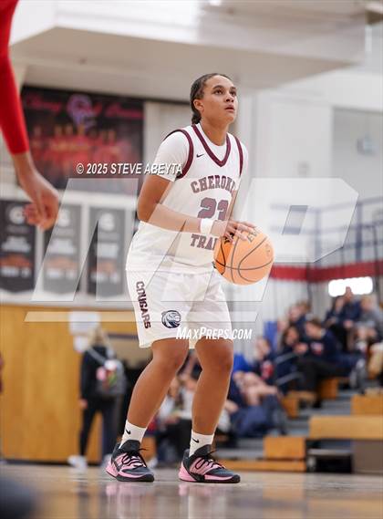 Thumbnail 1 in Regis Jesuit vs Cherokee Trail (Cherry Creek High School Girls Basketball Tournament)) photogallery.