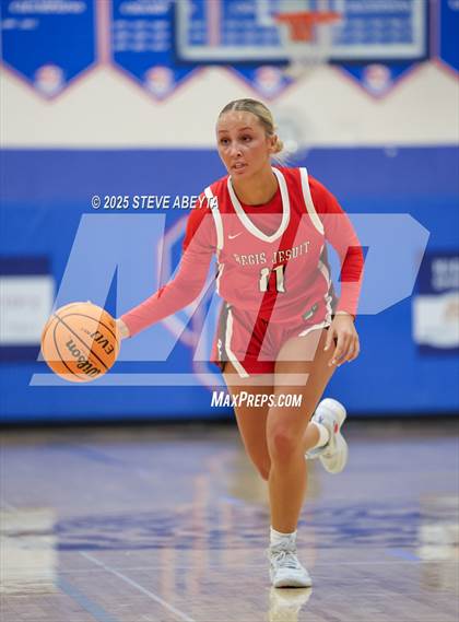 Thumbnail 2 in Regis Jesuit vs Cherokee Trail (Cherry Creek High School Girls Basketball Tournament)) photogallery.