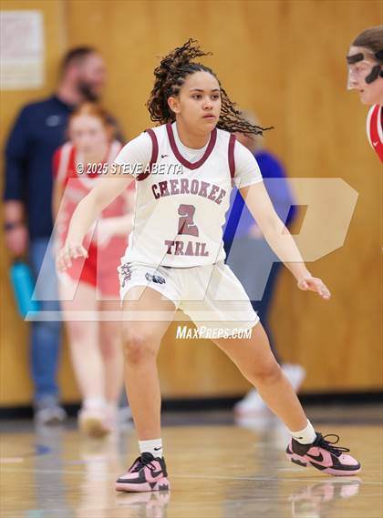 Thumbnail 2 in Regis Jesuit vs Cherokee Trail (Cherry Creek High School Girls Basketball Tournament)) photogallery.