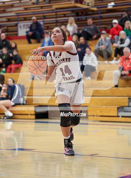 Thumbnail 2 in Regis Jesuit vs Cherokee Trail (Cherry Creek High School Girls Basketball Tournament)) photogallery.