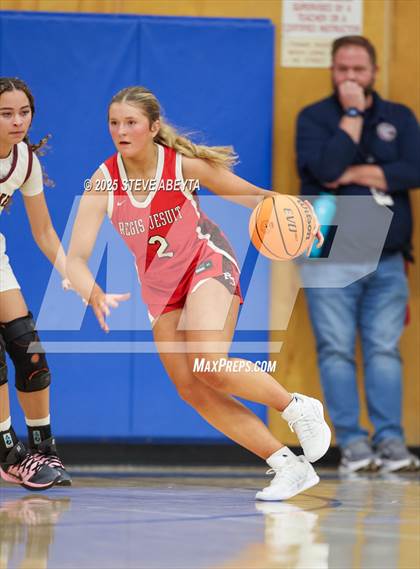 Thumbnail 2 in Regis Jesuit vs Cherokee Trail (Cherry Creek High School Girls Basketball Tournament)) photogallery.