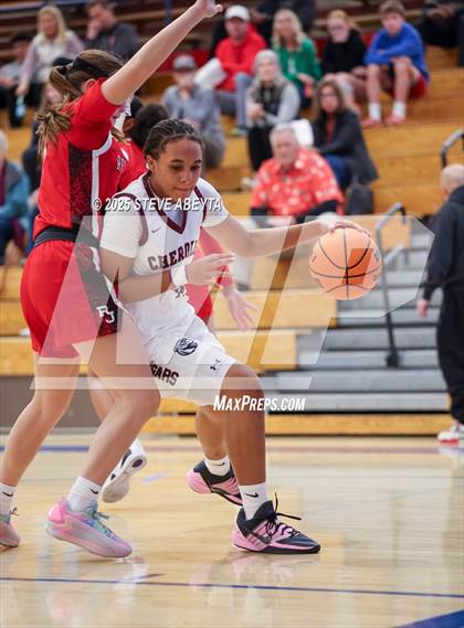 Thumbnail 1 in Regis Jesuit vs Cherokee Trail (Cherry Creek High School Girls Basketball Tournament)) photogallery.