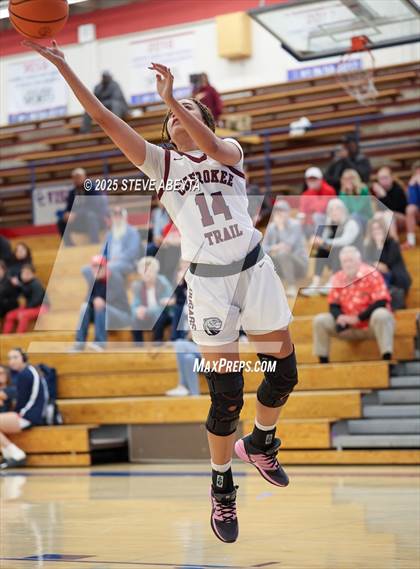 Thumbnail 3 in Regis Jesuit vs Cherokee Trail (Cherry Creek High School Girls Basketball Tournament)) photogallery.