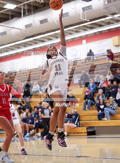 Thumbnail 3 in Regis Jesuit vs Cherokee Trail (Cherry Creek High School Girls Basketball Tournament)) photogallery.