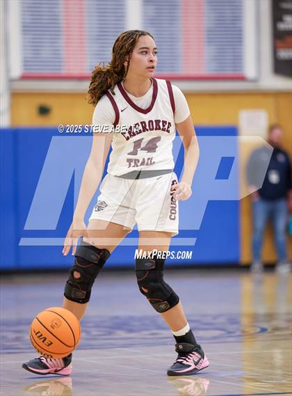 Thumbnail 2 in Regis Jesuit vs Cherokee Trail (Cherry Creek High School Girls Basketball Tournament)) photogallery.