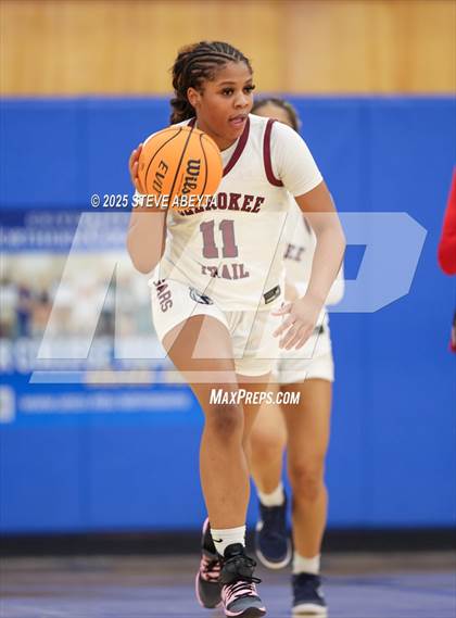 Thumbnail 2 in Regis Jesuit vs Cherokee Trail (Cherry Creek High School Girls Basketball Tournament)) photogallery.