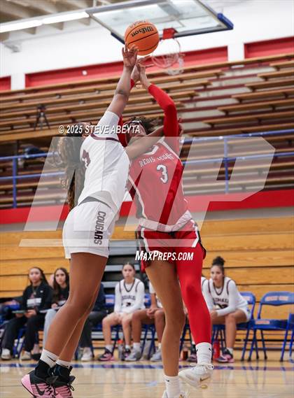 Thumbnail 2 in Regis Jesuit vs Cherokee Trail (Cherry Creek High School Girls Basketball Tournament)) photogallery.