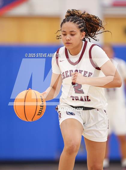 Thumbnail 3 in Regis Jesuit vs Cherokee Trail (Cherry Creek High School Girls Basketball Tournament)) photogallery.
