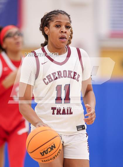 Thumbnail 2 in Regis Jesuit vs Cherokee Trail (Cherry Creek High School Girls Basketball Tournament)) photogallery.