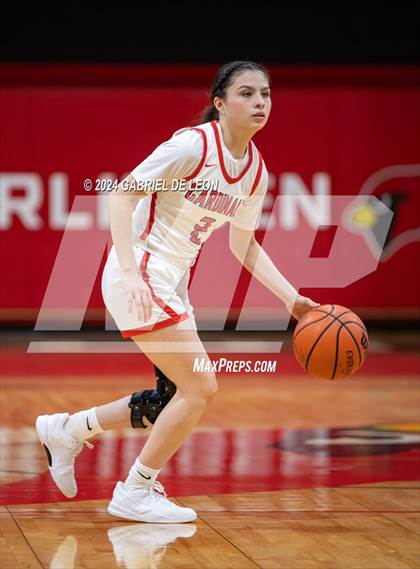 Thumbnail 3 in Harlingen vs. Edinburg North (UIL Basketball 6A Bi-District) photogallery.