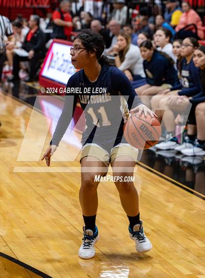 Thumbnail 2 in Harlingen vs. Edinburg North (UIL Basketball 6A Bi-District) photogallery.