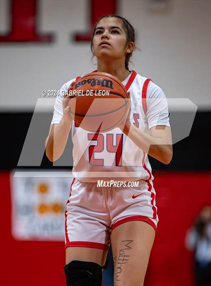 Thumbnail 1 in Harlingen vs. Edinburg North (UIL Basketball 6A Bi-District) photogallery.