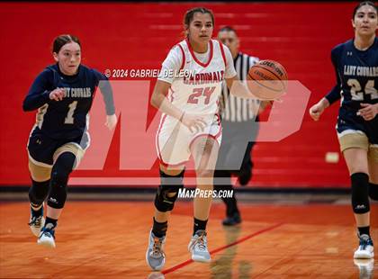 Thumbnail 2 in Harlingen vs. Edinburg North (UIL Basketball 6A Bi-District) photogallery.