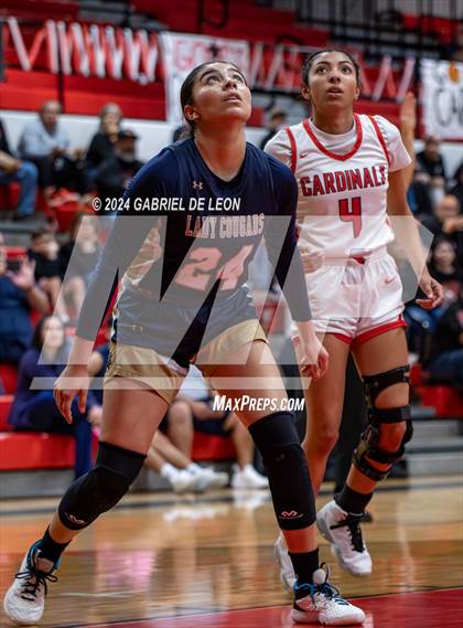 Thumbnail 2 in Harlingen vs. Edinburg North (UIL Basketball 6A Bi-District) photogallery.