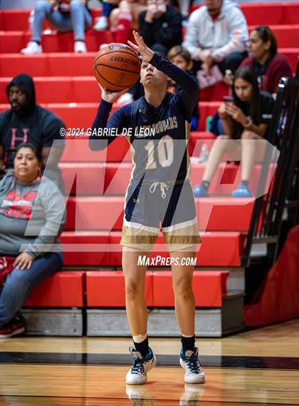 Thumbnail 3 in Harlingen vs. Edinburg North (UIL Basketball 6A Bi-District) photogallery.