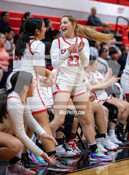 Thumbnail 1 in Harlingen vs. Edinburg North (UIL Basketball 6A Bi-District) photogallery.