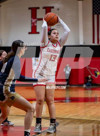 Thumbnail 2 in Harlingen vs. Edinburg North (UIL Basketball 6A Bi-District) photogallery.