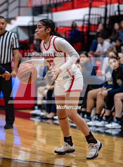Thumbnail 1 in Harlingen vs. Edinburg North (UIL Basketball 6A Bi-District) photogallery.