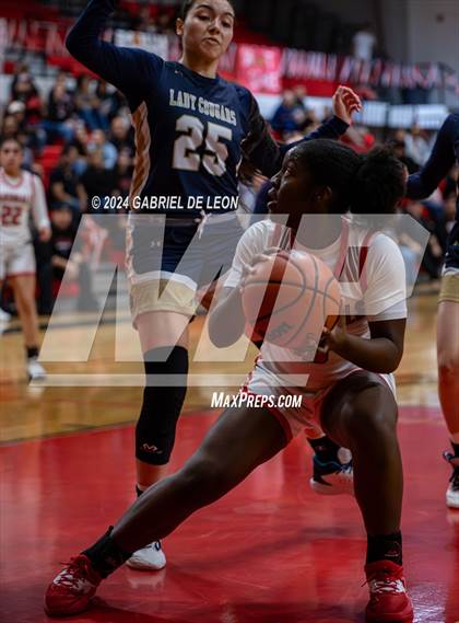 Thumbnail 3 in Harlingen vs. Edinburg North (UIL Basketball 6A Bi-District) photogallery.