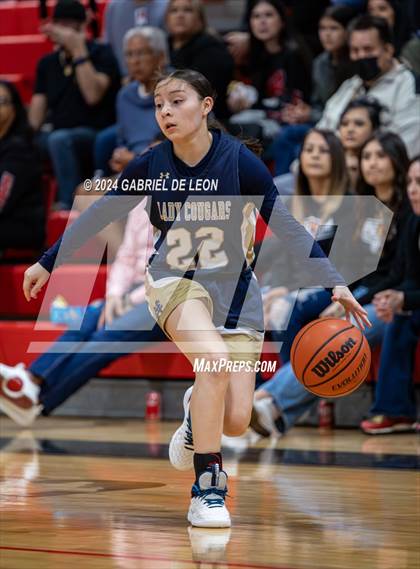 Thumbnail 2 in Harlingen vs. Edinburg North (UIL Basketball 6A Bi-District) photogallery.