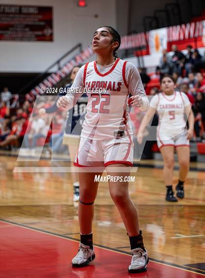 Thumbnail 3 in Harlingen vs. Edinburg North (UIL Basketball 6A Bi-District) photogallery.