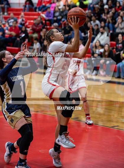 Thumbnail 1 in Harlingen vs. Edinburg North (UIL Basketball 6A Bi-District) photogallery.