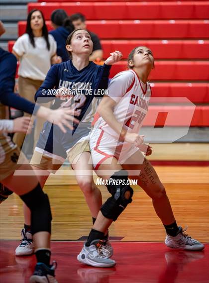 Thumbnail 3 in Harlingen vs. Edinburg North (UIL Basketball 6A Bi-District) photogallery.