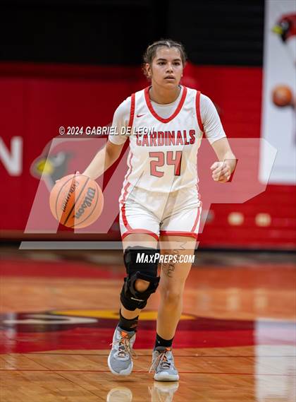 Thumbnail 1 in Harlingen vs. Edinburg North (UIL Basketball 6A Bi-District) photogallery.