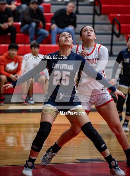 Thumbnail 2 in Harlingen vs. Edinburg North (UIL Basketball 6A Bi-District) photogallery.