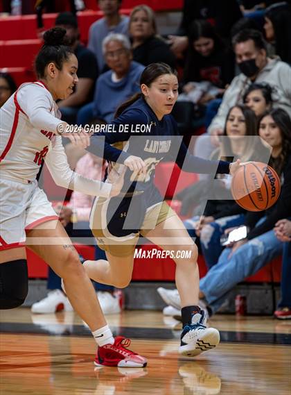 Thumbnail 3 in Harlingen vs. Edinburg North (UIL Basketball 6A Bi-District) photogallery.