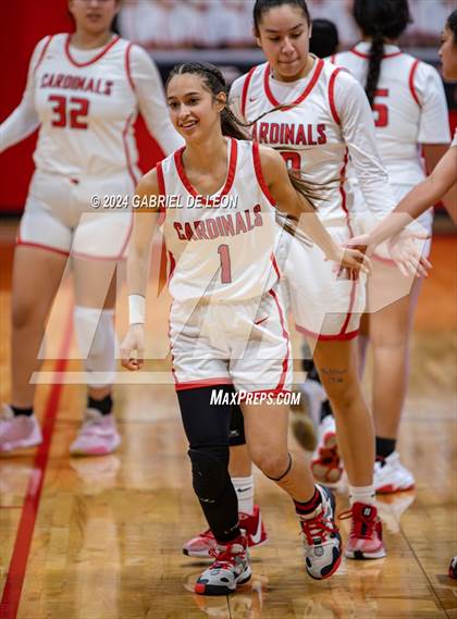 Thumbnail 3 in Harlingen vs. Edinburg North (UIL Basketball 6A Bi-District) photogallery.