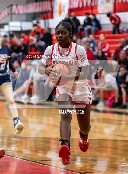 Thumbnail 1 in Harlingen vs. Edinburg North (UIL Basketball 6A Bi-District) photogallery.