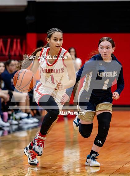 Thumbnail 2 in Harlingen vs. Edinburg North (UIL Basketball 6A Bi-District) photogallery.