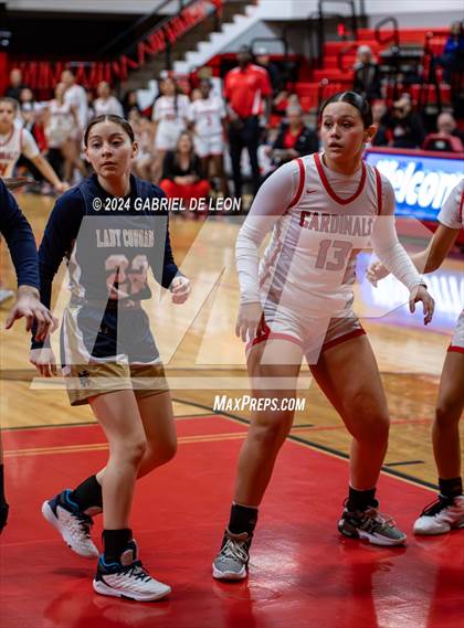 Thumbnail 3 in Harlingen vs. Edinburg North (UIL Basketball 6A Bi-District) photogallery.