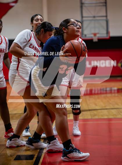 Thumbnail 1 in Harlingen vs. Edinburg North (UIL Basketball 6A Bi-District) photogallery.