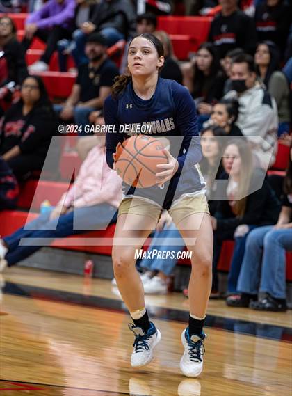 Thumbnail 2 in Harlingen vs. Edinburg North (UIL Basketball 6A Bi-District) photogallery.