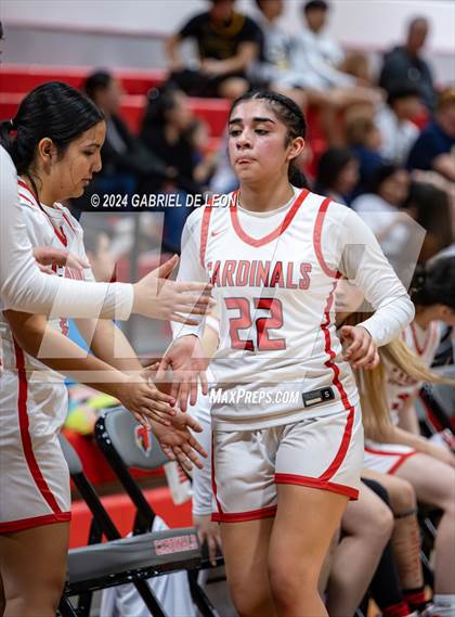 Thumbnail 3 in Harlingen vs. Edinburg North (UIL Basketball 6A Bi-District) photogallery.